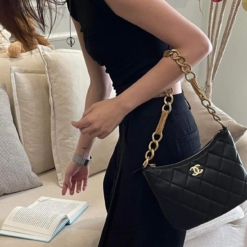 Túi Chanel 23A Hobo Bag Black
